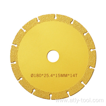 Metal cutting grinder blade